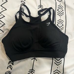 Gymshark Black High-Neck Sports Bra